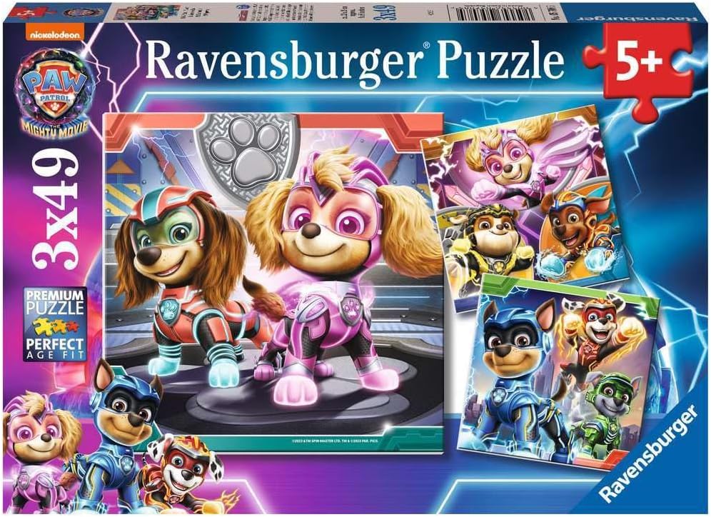 RavensburgerPaw Patrol The Mighty Movie 3x49p (10105708)