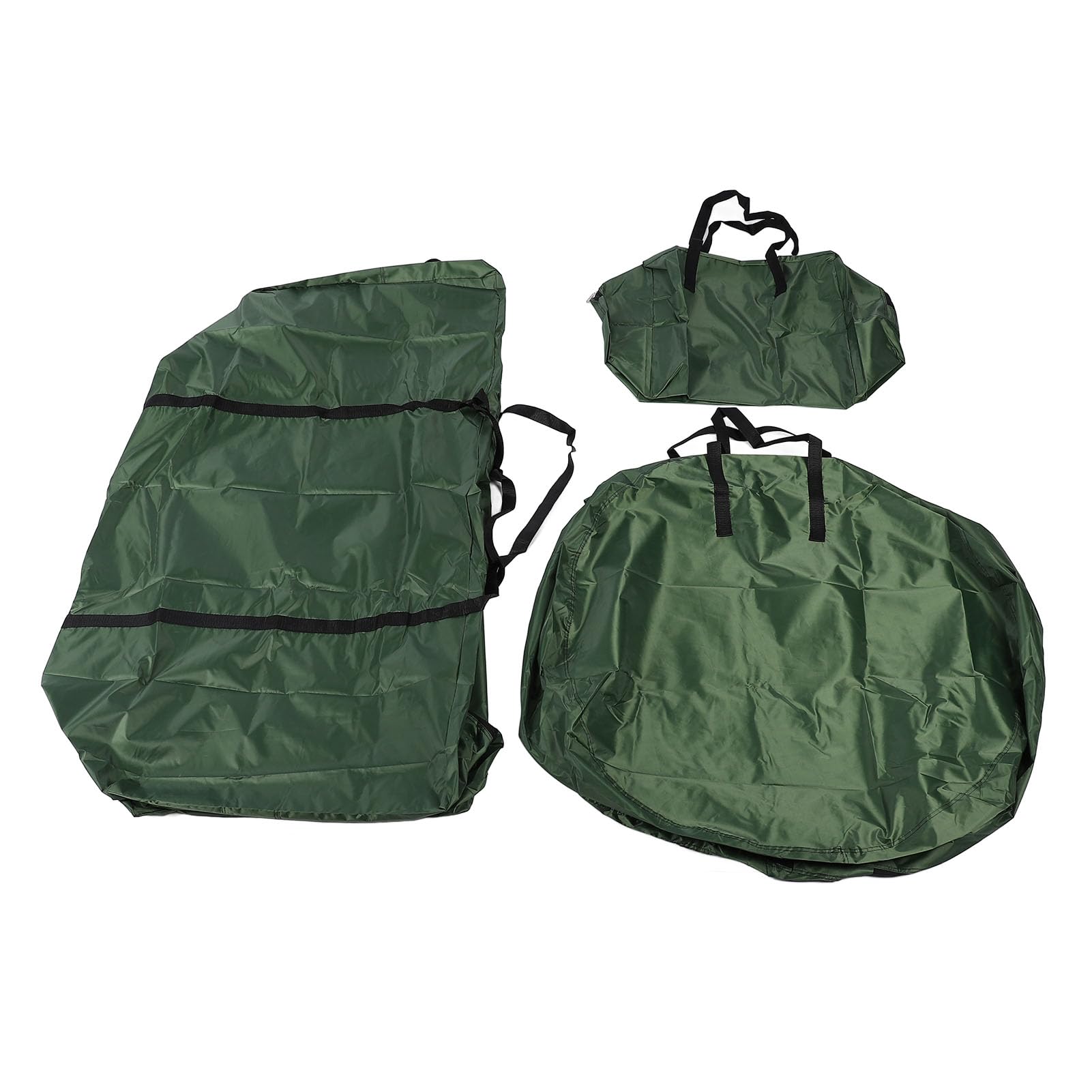Aufbewahrungstaschen-Set für künstliche Bäume, Weihnachtsbaum-Aufbewahrungskoffer, Oxford-Stofftaschen mit großem Fassungsvermögen für 7,5-Fuß-Weihnachtsbäume, inklusive 2 (Grün)
