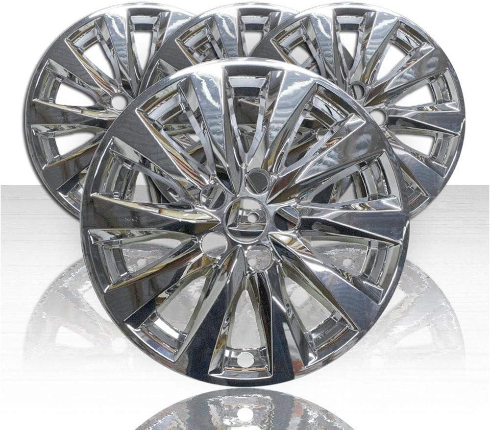 Set of 4 17" Wheel Skins for Toyota Camry LE 2018-2021 - Gloss Black