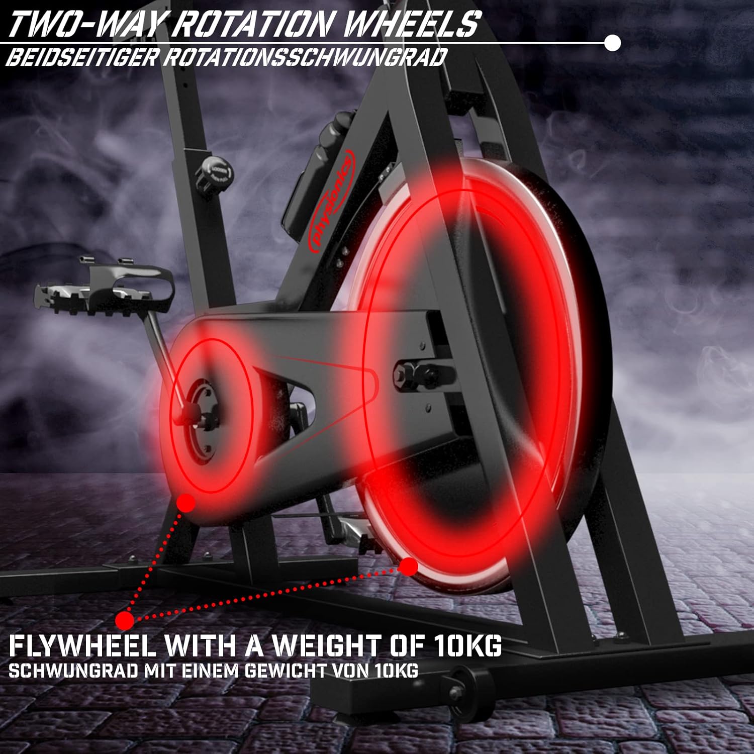 Physionics Exercise Bike 10kg Flywheel