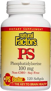 Natural Factors - PS Phosphatidylerine 100 mg, 120 Softgels