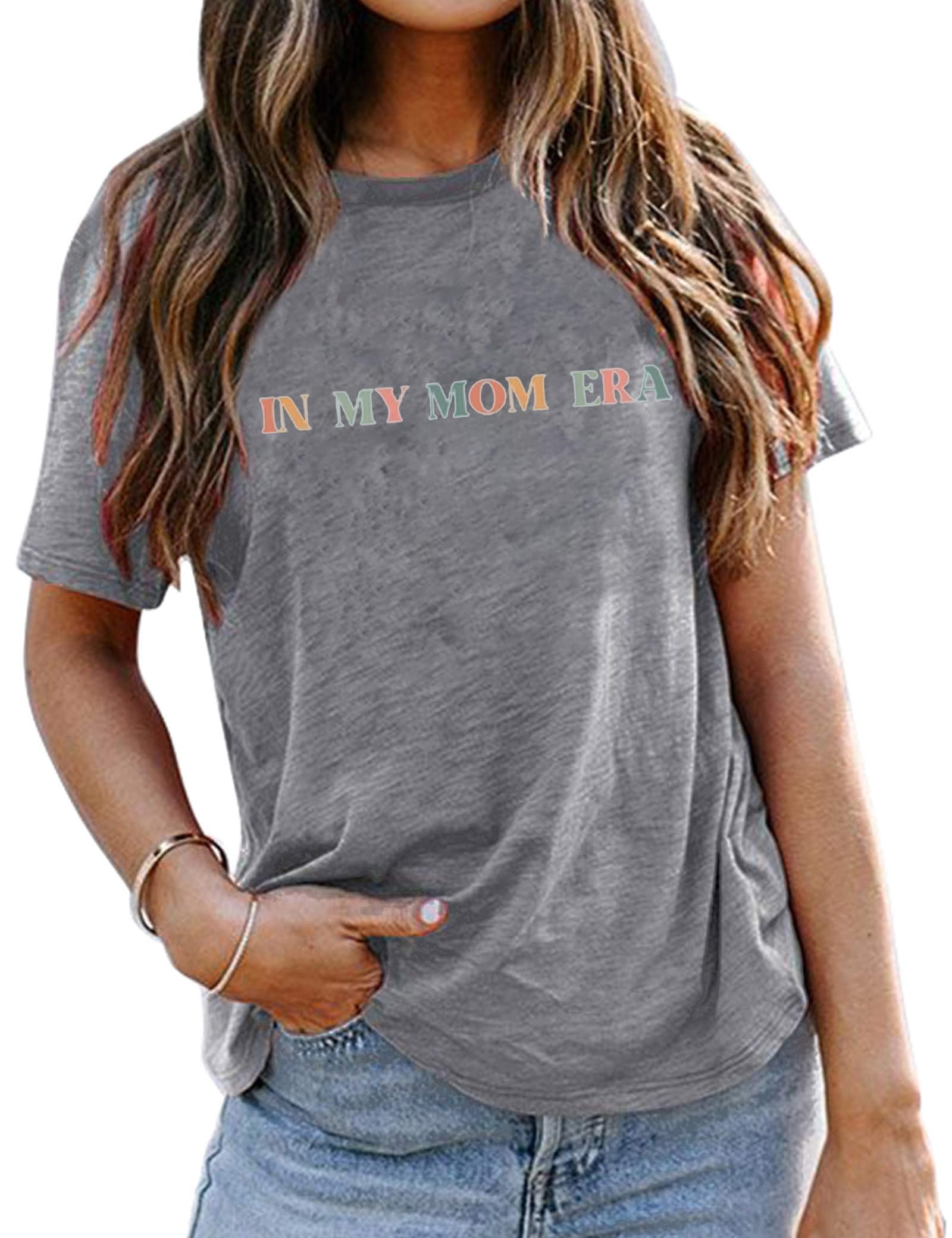 Funny "Mama" Graphic T-Shirt For Women - Letter Print, Short Sleeve, Casual Mom Life Tee - View #13