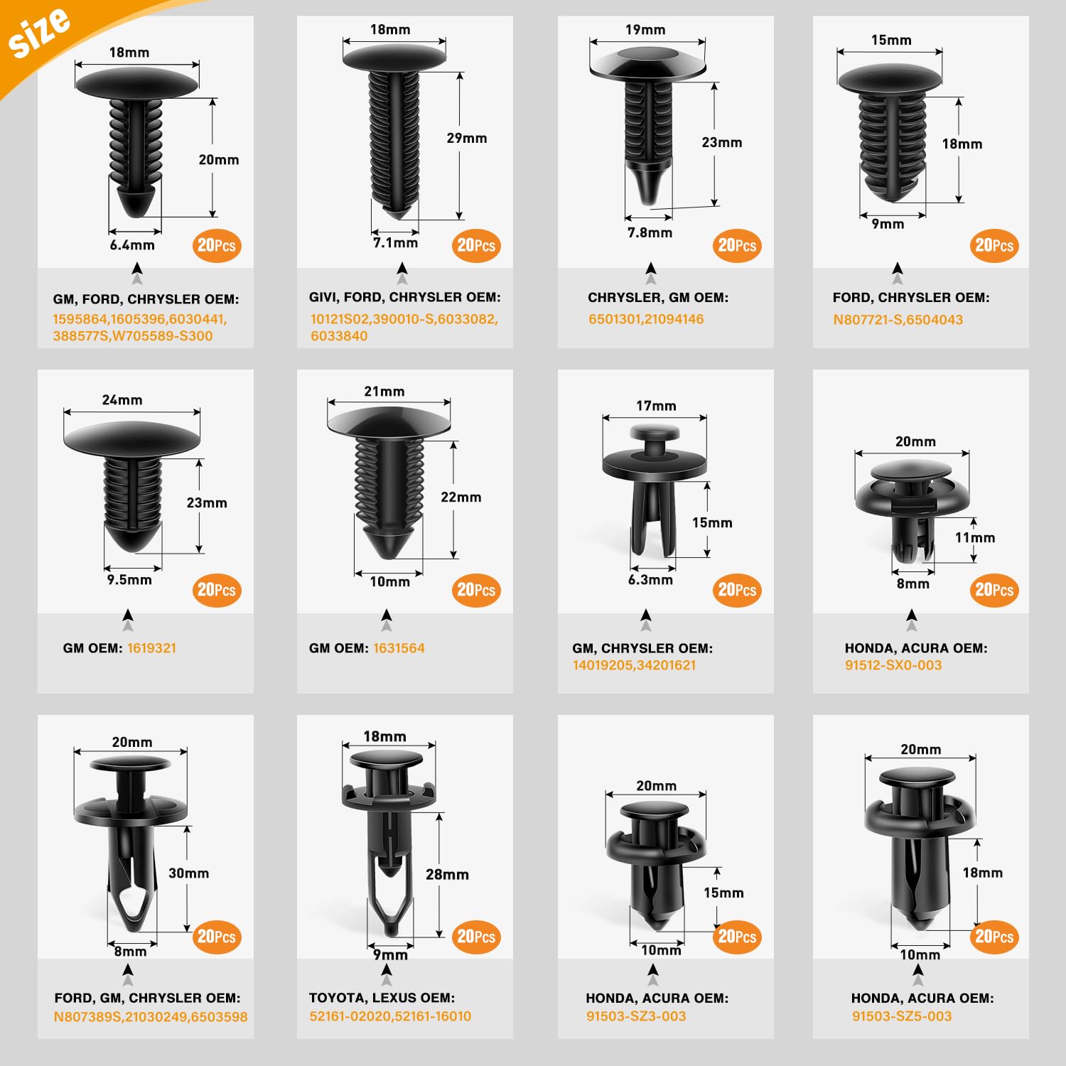 Ultimate Guide to GOOACC Bumper Retainer Clips: The Essential Fastener Kit for Every Car Owner!