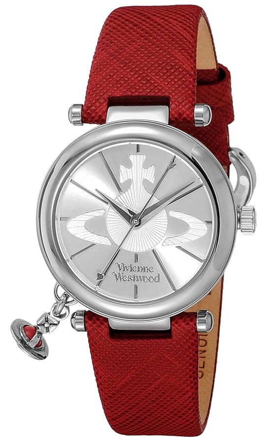 稼働品 Vivienne Westwood 腕時計 シルバー文字盤 ３針 箱付き Vivienne Westwood 腕時計 「Vivienne Westwood/ヴィヴィアン