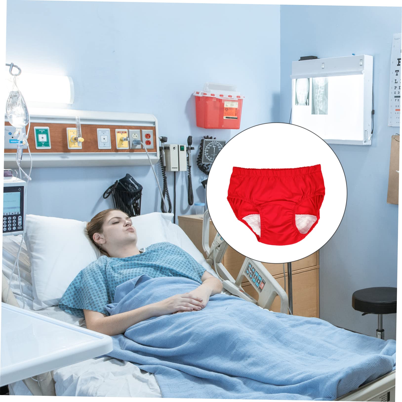 minkissy 4 Pezzi Di Pantaloni Da Uomo Traspiranti Per Adulti Pannolini Di Grandi Dimensioni