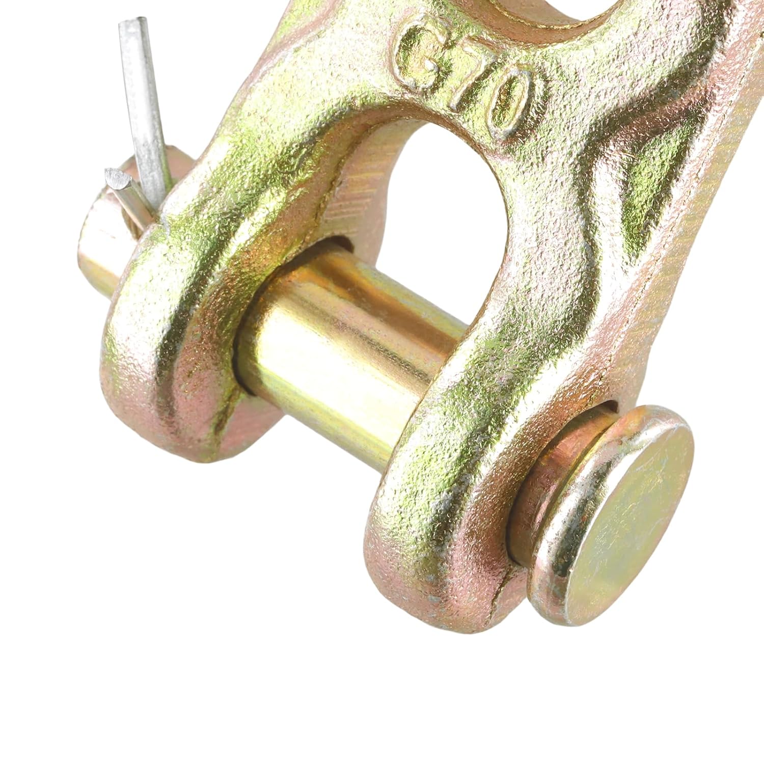 8 Packs 3/8 Inch Twin Clevis Link, Zinc Plated G70 Forged Chain Repair Links, Truck Trailer Tie Down Links for Trucks, Trailers, 6600 Working Load Limit - Image 3