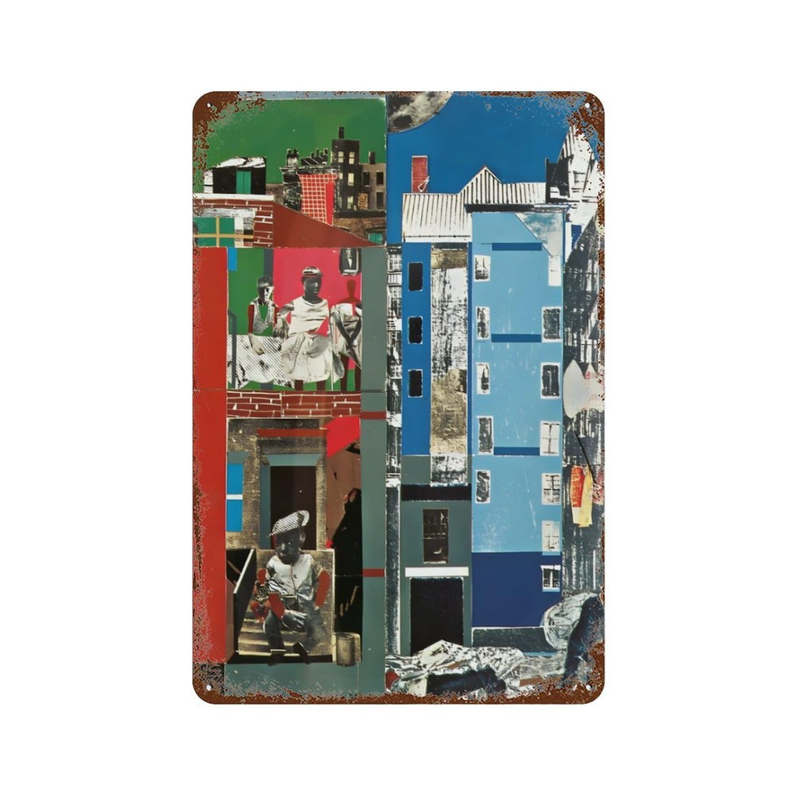xiaoxiaoshen Romare Bearden (46) Wall Decor Art Metal Tin Poster Modern Home Decor Art Home Bar Shop Decorations Vintage Sign 30x20cm