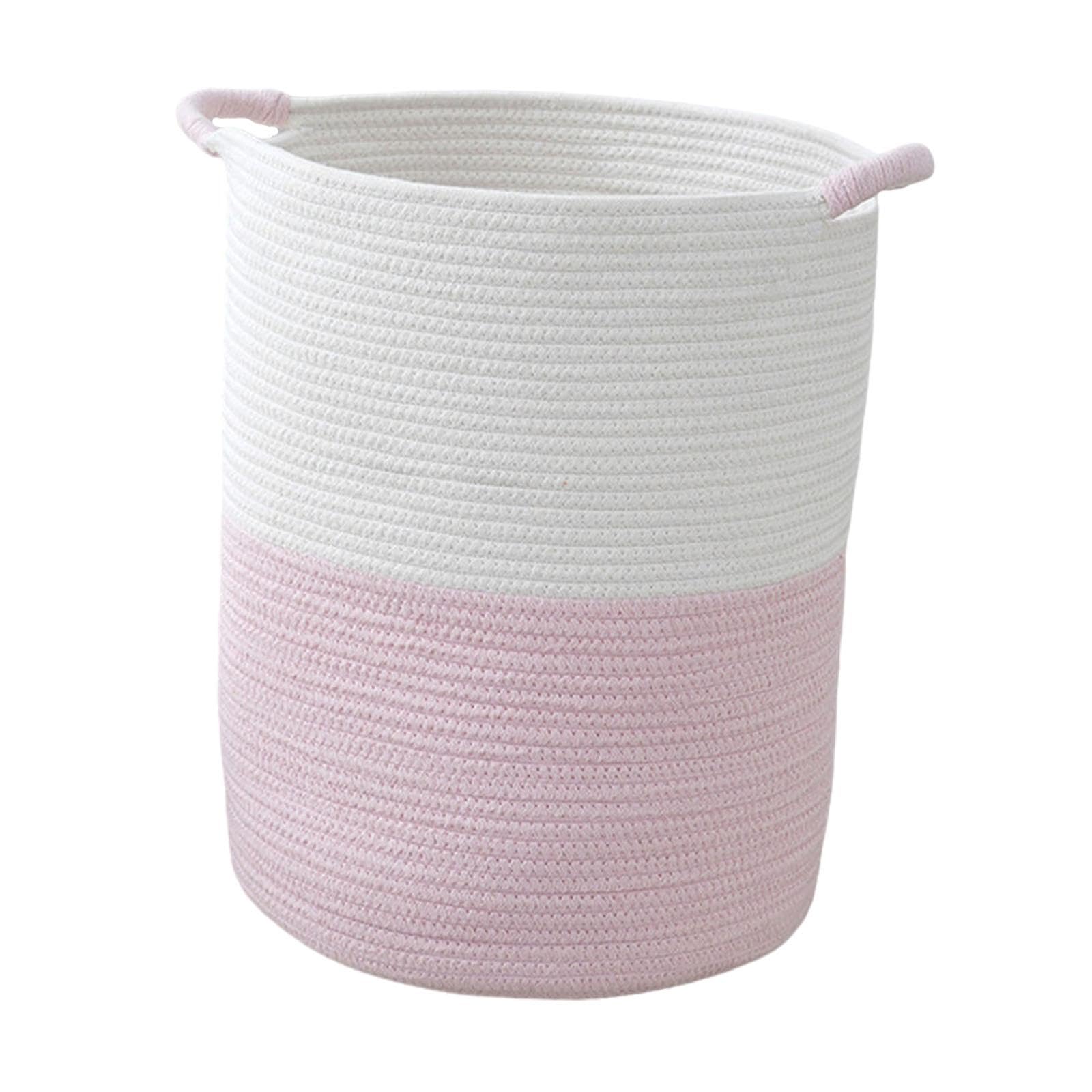 SECRET DESIRE Creations Laundry Basket Lightweight Clothes Hamper for Organizing Blankets Craft Room Pink|Home Decor|Figurines-image-36