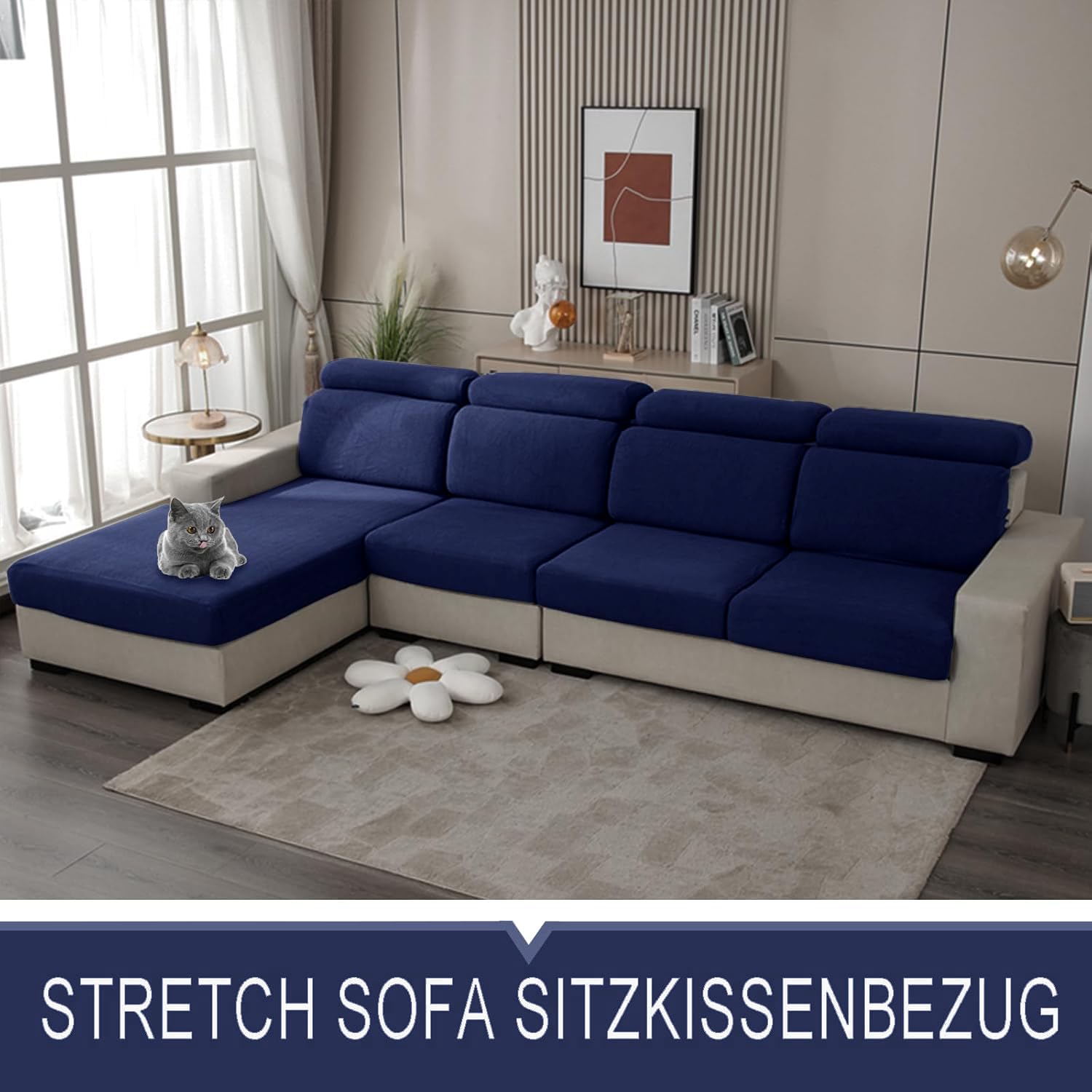 BXFUL Copridivano per Camper, Divano Dinette Coprisedili, Impermeabile Fodere per Cuscini per Dinette per Camper, Elasticizzato Jacquard Fodera Divano Protezione Lavabile (Caffè scuro