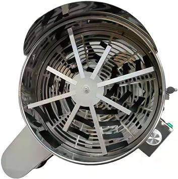 18 Inch Automatic Bud Leaf Trimmer, 60W Electric Twisted Spin Tillable Trimmer with 3 Blades for Flowers and Plants, 3 Gears Speed Adjustable, Mesh Bag & Hand Pruner for Leaves, Bud