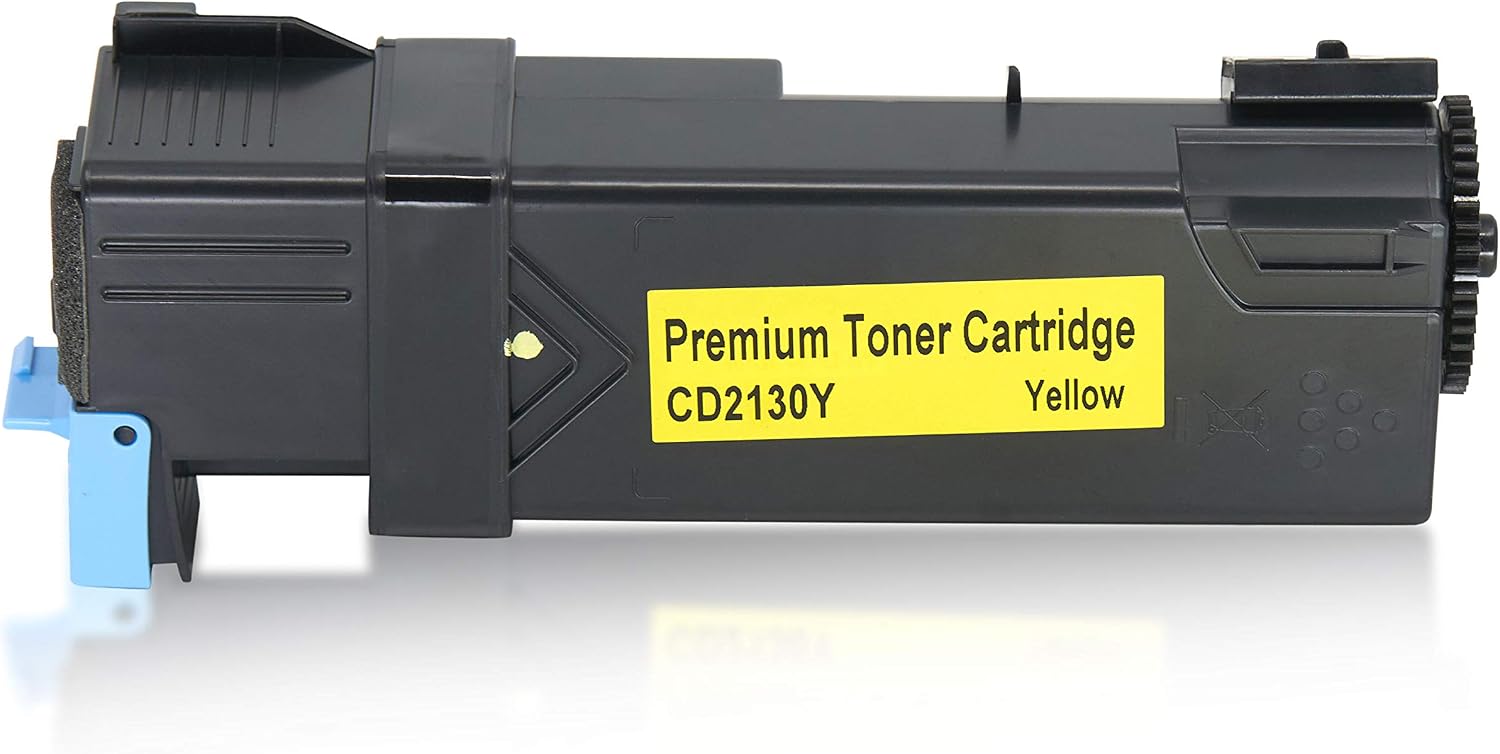 Compatible Toner Cartridge Replacement for Dell 2130 / 2135 / 330-1385 / 330-1386 / 330-1387 / 330-1388 / 330-1389 / 330-1390 / 330-1391 / 330-1392 / 330-1416 (C,M,Y,K,4 Pack)