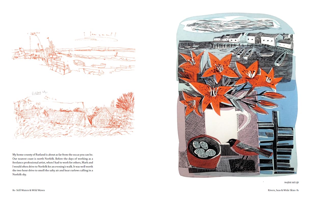 Still Waters & Wild Waves: from beloved illustrator and printmaker Angela Harding