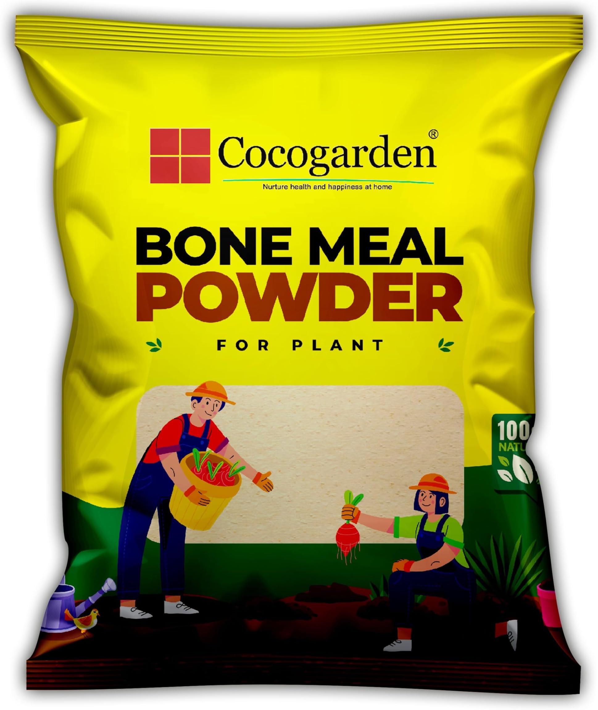 Cocogarden Organic Steamed Bone Meal Fertilizer 900 gms | Boosts Flowering, Fruiting & Root Growth | 100% Natural Phosphorus & Calcium Rich Plant Food | Ideal for Vegetables, Fruits & Flowering Plants