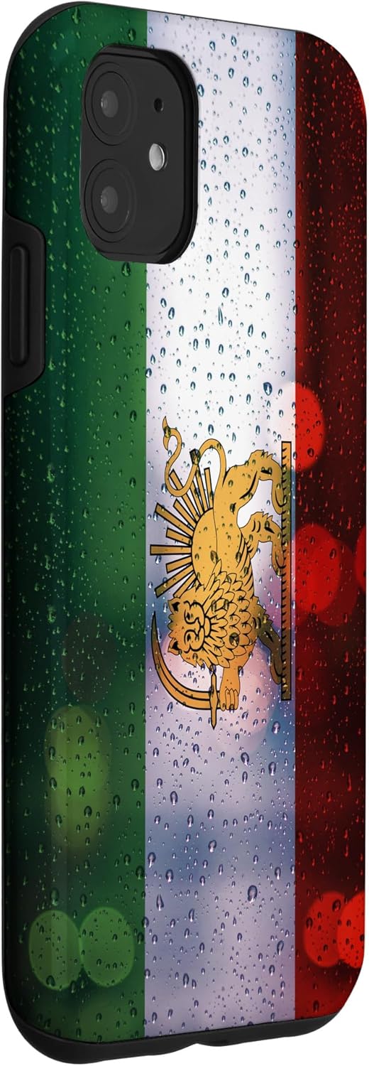 Persia Raindrop Style Flag - Persian Pride Case for iPhone 11