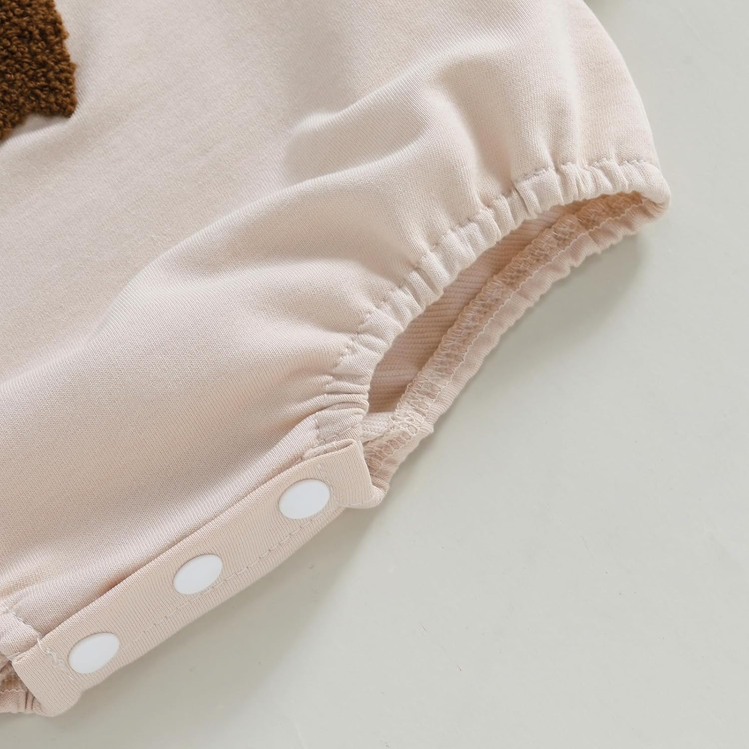 Karuedoo Newborn Baby Boy Girl Football Outfit Football Bow Sweatshirt Romper Oversized Long Sleeve Bubble Romper Bodysuit - Image 7