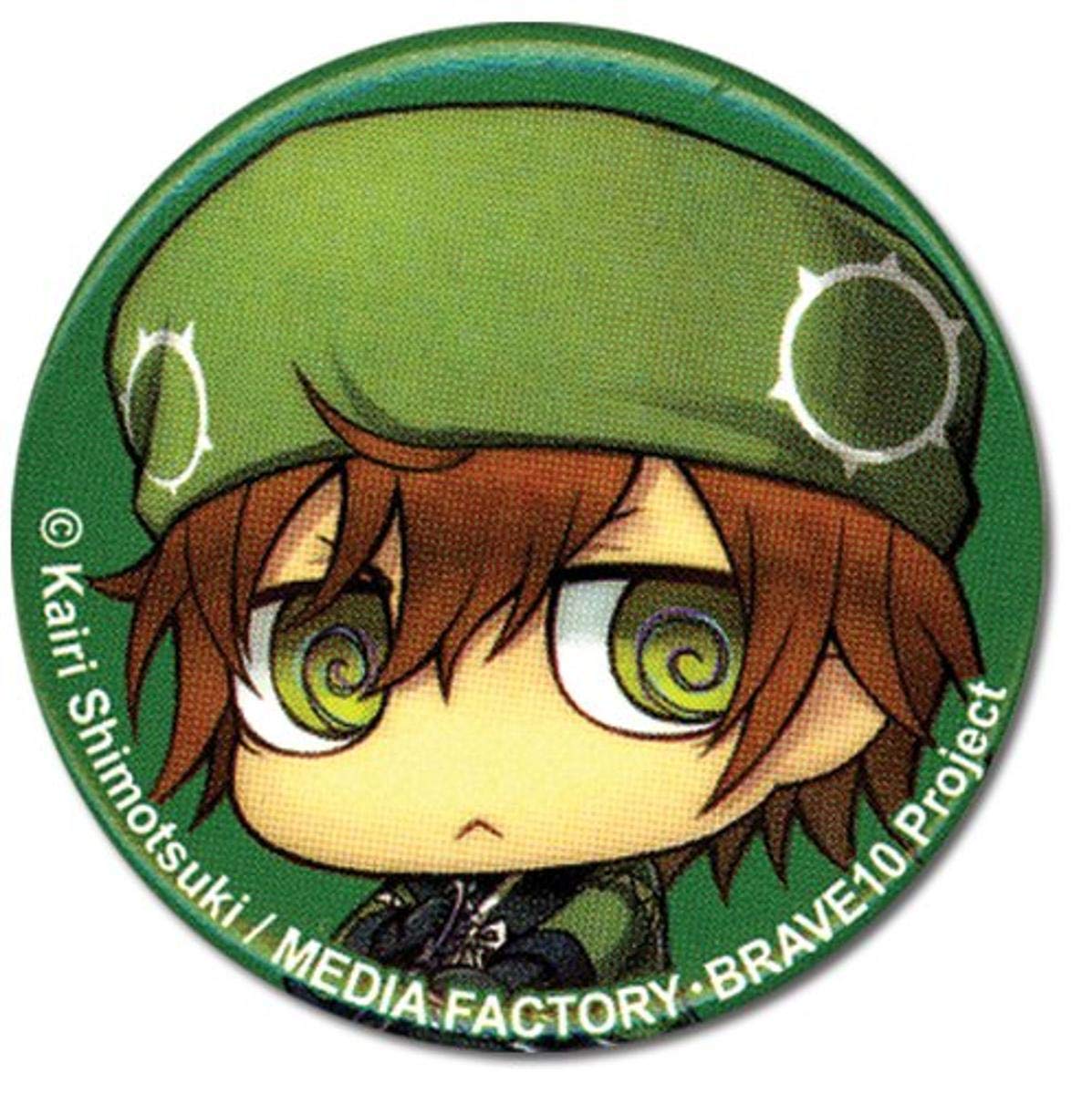 Great Eastern EntertainmentBrave 10 Sasuke Button, 1.25"