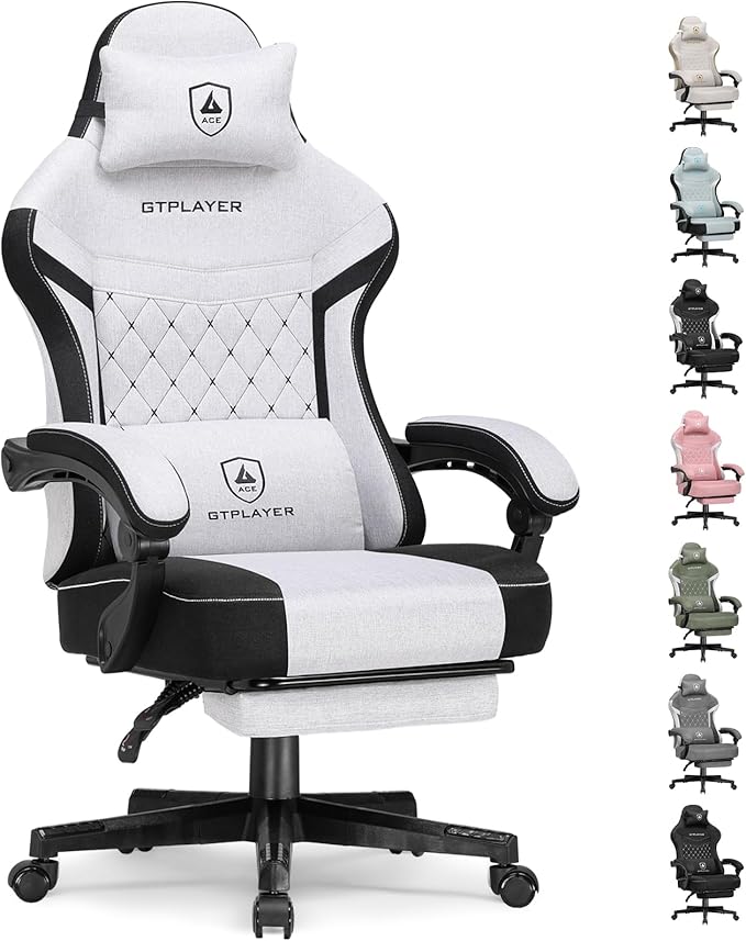 Silla Gamer Ergonómica con Respaldo Alto y Reposabrazos Ajus
