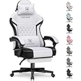 GTPLAYER Gaming Chair, Fabric Computer Office Chair with Pocket Spring Cushion, Ergonomic Office and Gaming, Video Gaming Chair with Linkage Armrests, High Back Desk Chair with Adjustable Recliner