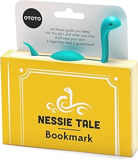 OTOTO Nessie Tale Book Mark - Turquoise Pagekeeper Bookmark - Unique Gifts for Readers, Women & Men - Pretty Lightweight Plastic Manga Bookmark for Girls, Boys, Kids