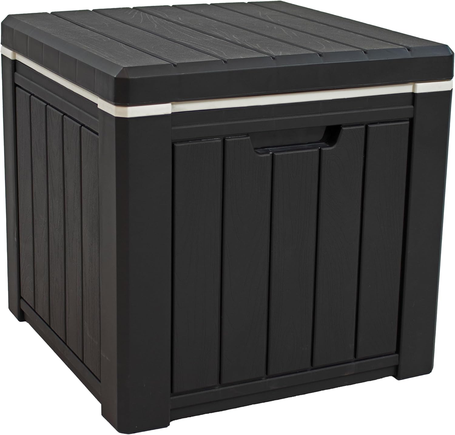 Sunnydaze 9-Gallon Outdoor Beverage Cooler - Insulated Ice Chest Holds 40 12-Ounce Cans - Black