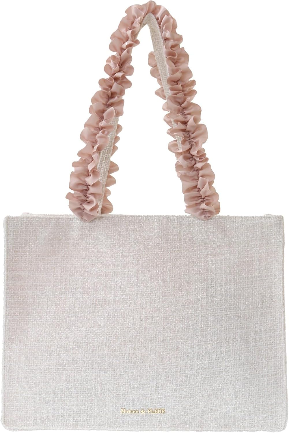 mame kurogouchi◇ハンドバッグ/PVC/BEG/MM12 Transparent Sculptural