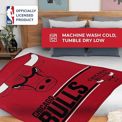 Miniatura 6 de Northwest Manta de doble cara de la NBA – 100% poliéster suave – Doble cara – Peso pesado – Abraza el espíritu de la NBA y mantente caliente