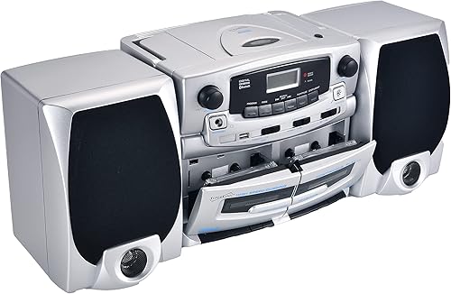 Miniatura 8 de Sistema de audio de entretenimiento Supersonic SC-2121BT Bluetooth, Bluetooth 5.0, reproductor de MP3CD con carga superior, radio AMFM, entrada USB,