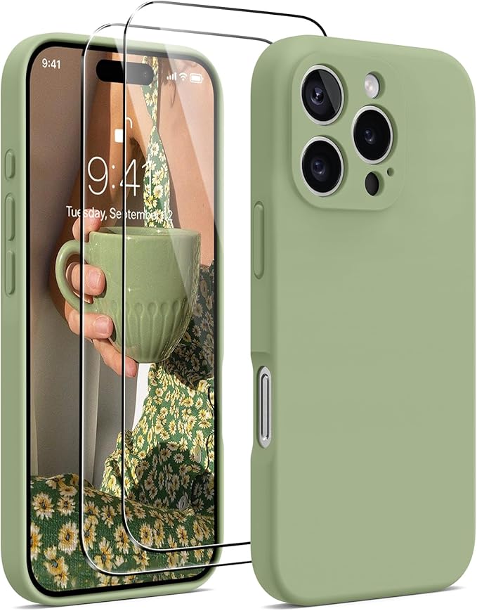 AOTESIER Compatible with iPhone 16 Pro Case, Silicone