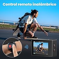 Vista 6 de Videocámara sumergible DV con wifi AAKASO EK7000 4K Action Camera Sports.