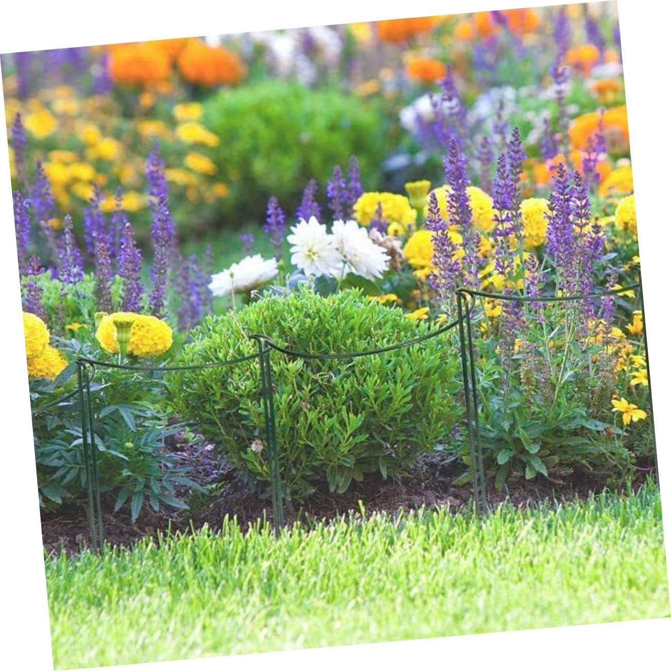 6pcs DIY Flower Support Racks Plant Holder Semicircle Stakes for Garden Decor