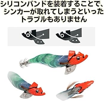 Amazon | ティップランシンカー オレンジ・パープル・グロー 各2個 計6