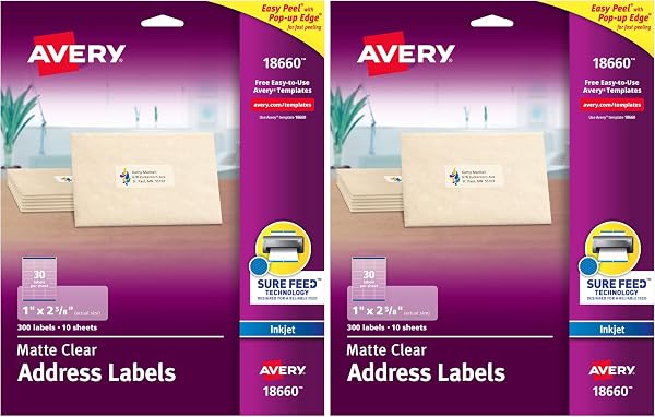 Avery Printable Address Labels with