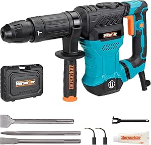 Berserker 1300W 12-Pound SDS-Max Demolition Jack Hammer, 1-9/16