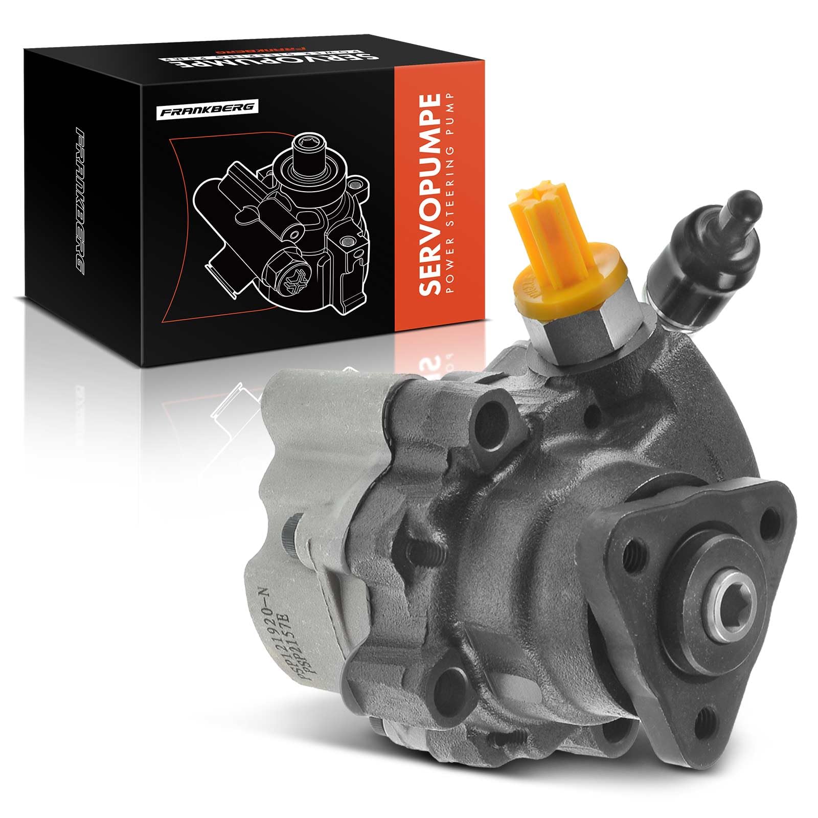 Frankberg Pompe Hydraulique Direction sans poulie Compatible avec Defender LD L316 2.5L 1994-1999 Discovery I LJ 2.5L 1994-1998 Diesel Remplacer# ANR2157