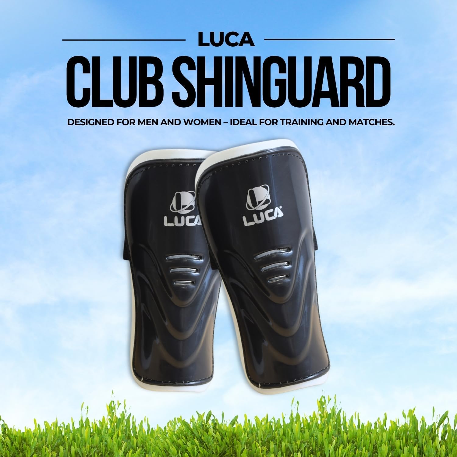 LUCA Soccer Shin Guards – Lightweight Protective Shinguards for Youth & Adults, Training & Match Play Boys, Girls, Men & Women - Image 2