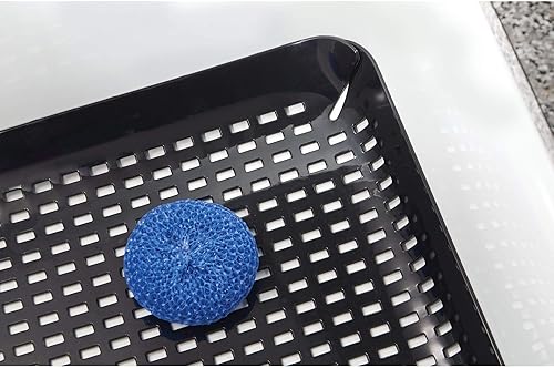 Miniatura 10 de iDesign - Rejilla protectora de fregadero de plástico para cocina, baño, sótano, garaje, The Contour Collection, 13.5 x 16 pulgadas, transparente