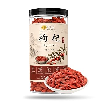 1 Bottles of Extra Large Goji Berries - 1 lb/16 oz, Sun-Dried Raw Wolfberries, Hand-Selected Dried Goji Berries for Tea, Smoothies & Snacks, Vegan-Friendly, Non-Sulfur, Non-GMO