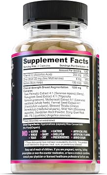 (3 Bottles) - Natural Breast Toning and Firming Supplement. Lift, Firm and Enhance your Bust Naturally... | Breast Growth Enlargement Supplement | Vegan Friendly, All-Natural Volume Enhancer for a Fuller, More Firm Look | Made in USA