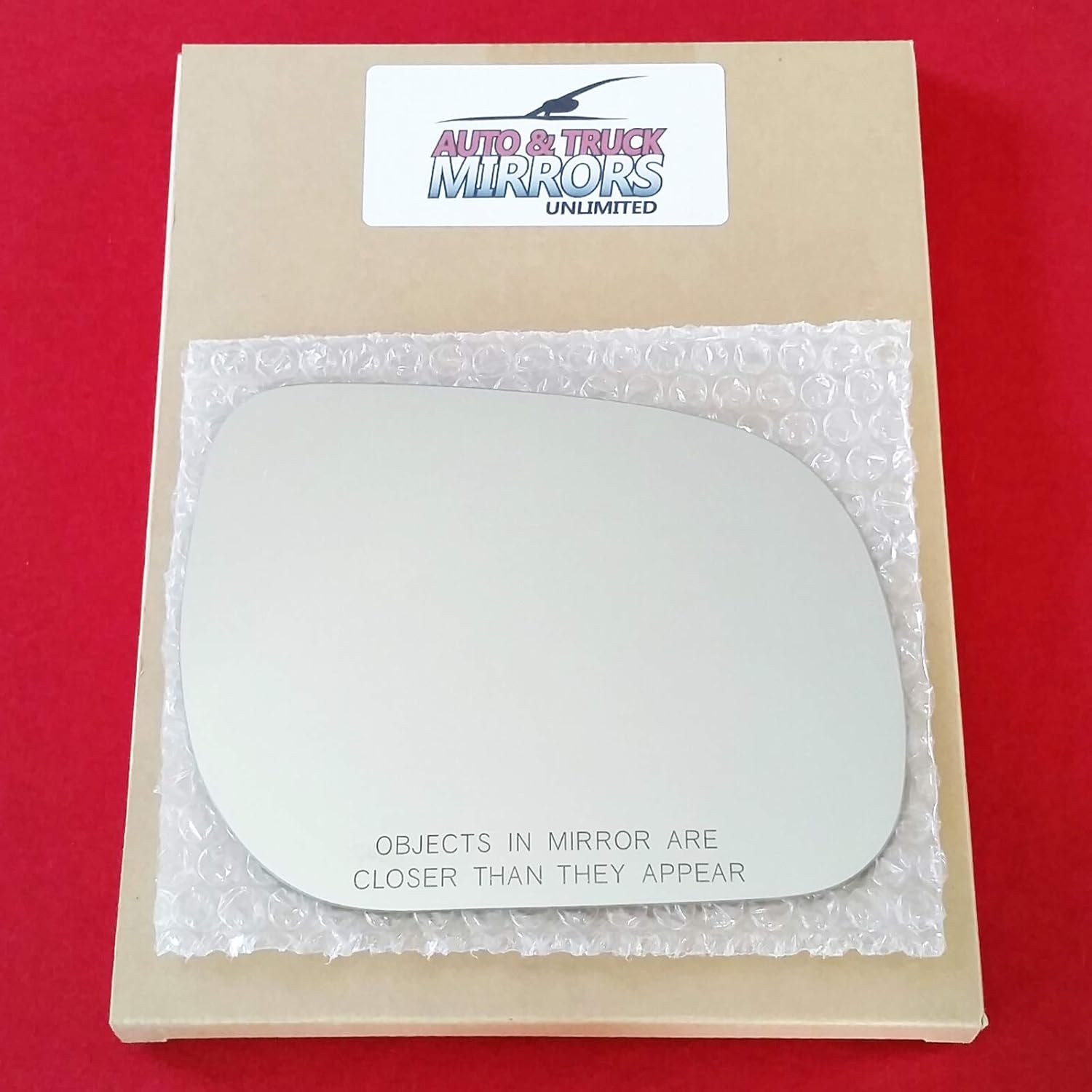 Mirror Glass + Full Size Adhesive Pad for 2006-2011 Toyota RAV4 Passenger Side Replacement (2006 2007 2008 2009 2010 2011 06 07 08 09 10 11)