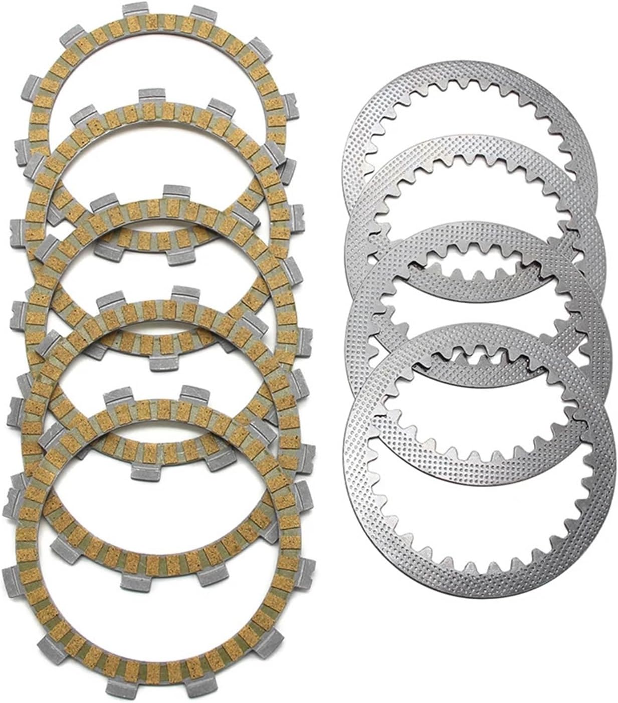 Compatible with Suzuki GIXXER155 GSX150F GSX-R125 GSX150 GSX-R150 Gixxer RFL8/RFXL8 MFL8/MFXL8 Motorcycle Clutch Friction Disc Plate Kit