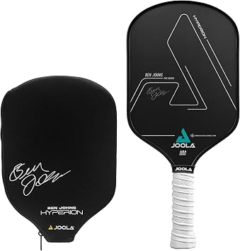 JOOLA Ben Johns Hyperion CFS Pickleball Paddle Carbon Surface with High Grit & Spin, Elongated Handle, USAPA Approved Ben Johns Paddle