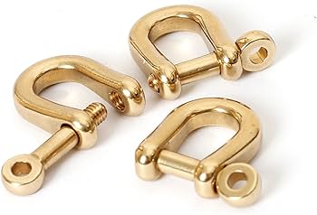 Amazon.co.jp: dカン 真鍮 Dリング 3個 6mm ネジ式 リング