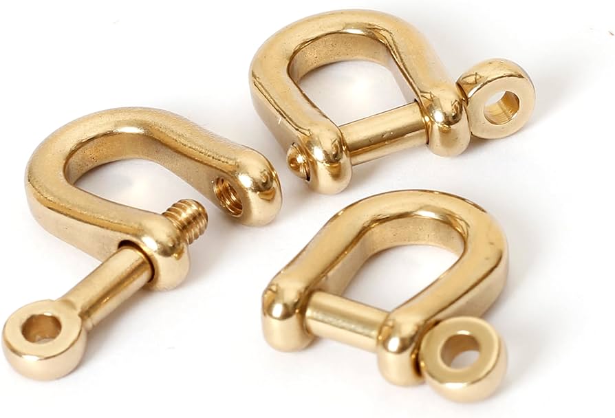 Amazon.co.jp: dカン 真鍮 Dリング 3個 6mm ネジ式 リング