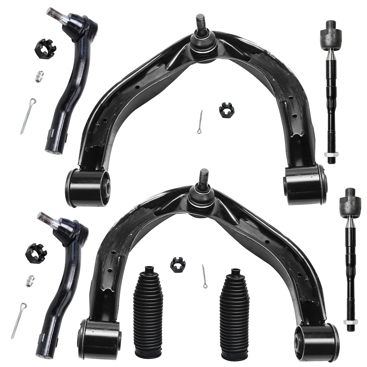 Detroit Axle - 8pc Front End Kit for 2004-2015 Nissan Titan, 2005-2019