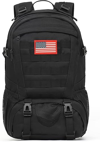 Qimailer Mochila de camuflaje, mochilas militares para niños adolescentes para la escuela, mochila táctica pequeña para exteriores con puerto de