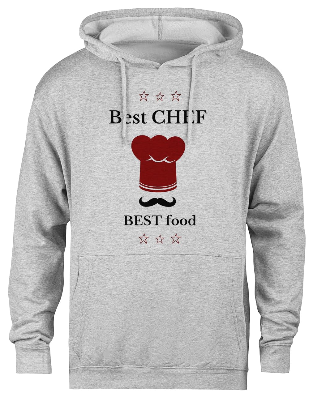 To Co Najlepsze Szef Kuchni To Co Najlepsze Żywność Szara Bluza Z Kapturem Unisex Bez Płci Unisex Grey Hoodie Genderless Pullover