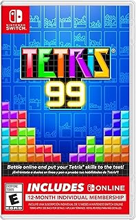 Tetris 99 + 12 Month Nintendo Switch Online Individual Membership for Nintendo Switch