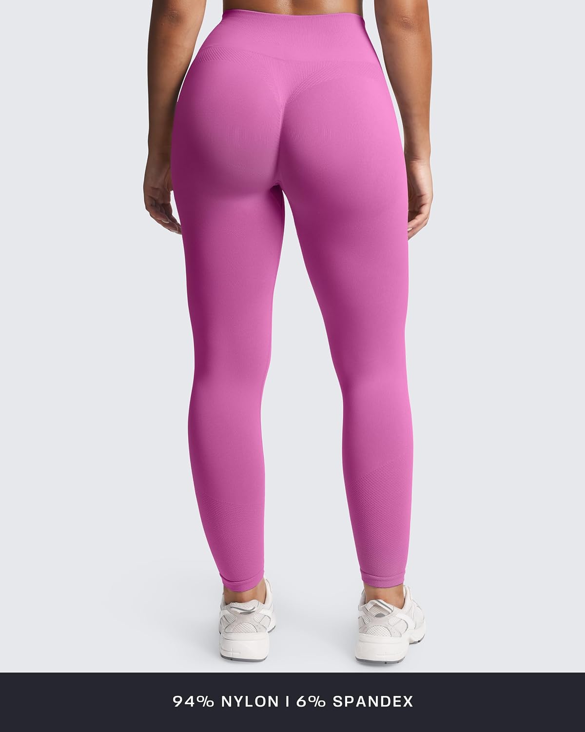 Aoxjox Workout Seamless Leggings for Women High Waisted Fitness Yoga Contour Sculpt Pants 22"