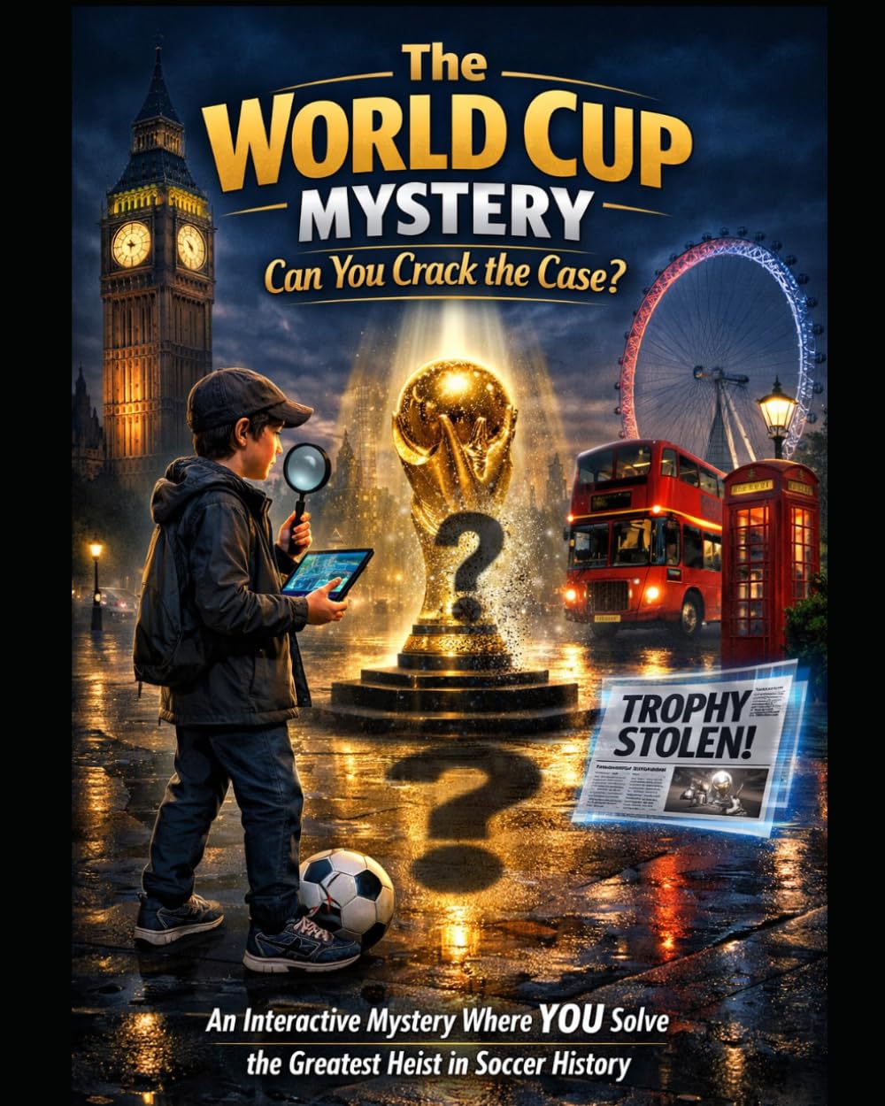The World Cup Mystery: Can You Crack the Case?: An Interactive World Cup Mystery adventure. Where YOU Solve the Greatest Heist in Soccer History