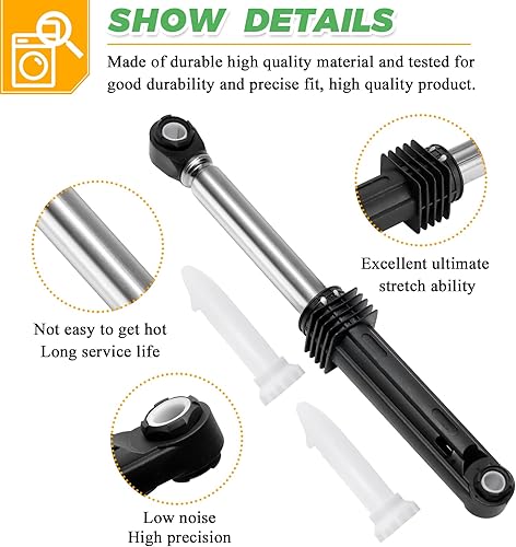 Miniatura 2 de Techecook 383EER3001G 4901ER2003A - Amortiguador para lavadora LG 383EER3001F 383EER3001H 383EER3001H 383EER3001K 383EER3001J Amortiguadores de
